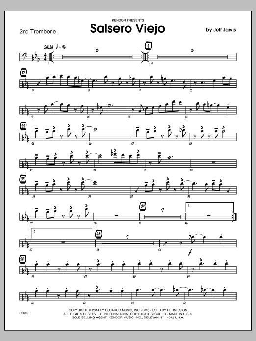 Download Jeff Jarvis Salsero Viejo - 2nd Trombone Sheet Music