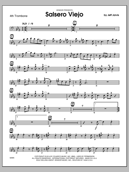 Download Jeff Jarvis Salsero Viejo - 4th Trombone Sheet Music