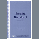Download or print Samachti B'omrim Li Sheet Music Printable PDF 9-page score for Classical / arranged SATB Choir SKU: 483483.