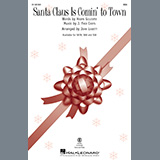 Download or print Santa Claus Is Comin' To Town (arr. John Leavitt) Sheet Music Printable PDF 7-page score for Christmas / arranged SAB Choir SKU: 1314199.