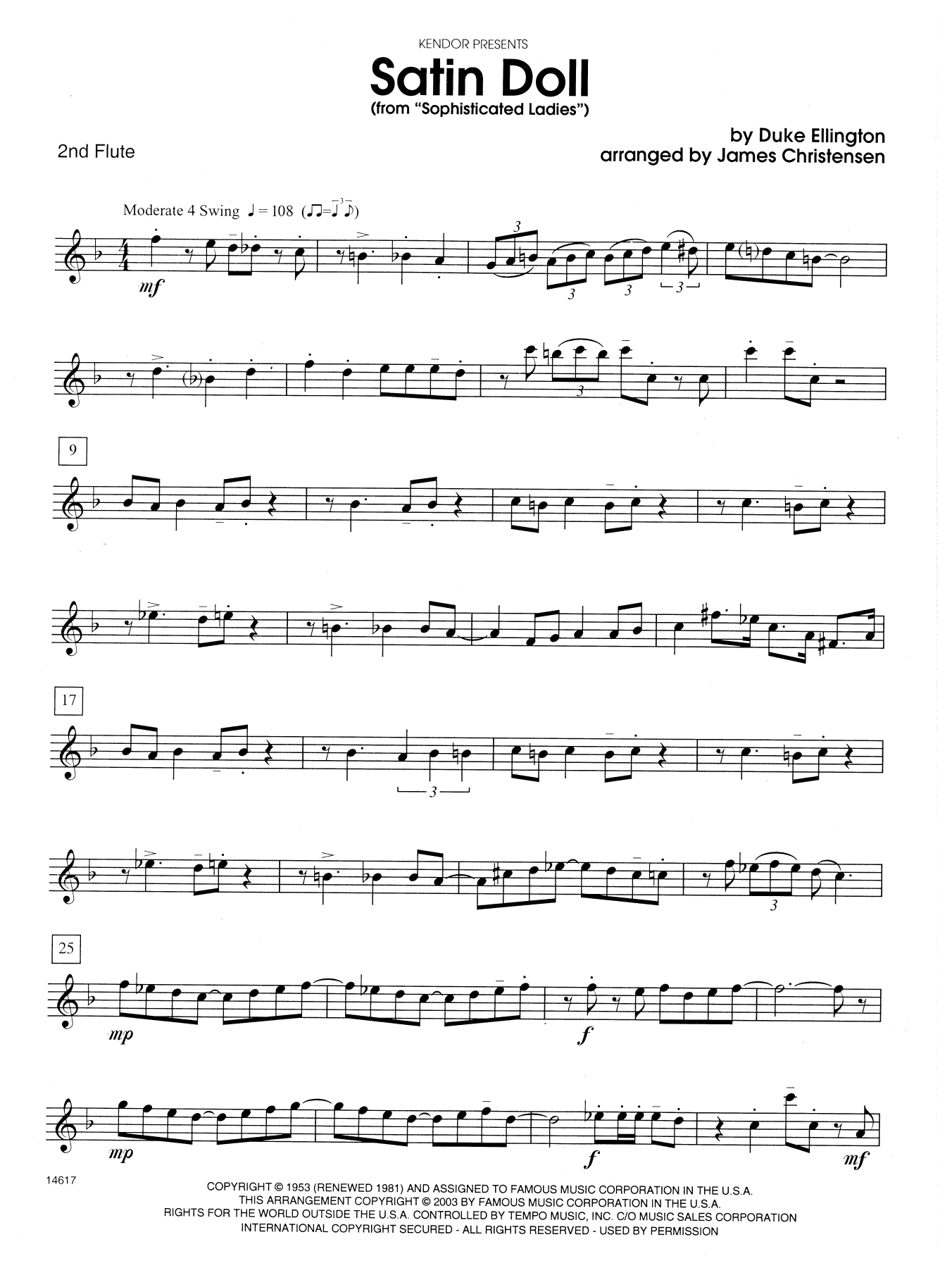 Download James Christensen Satin Doll (From Sophisticated Ladies) Sheet Music