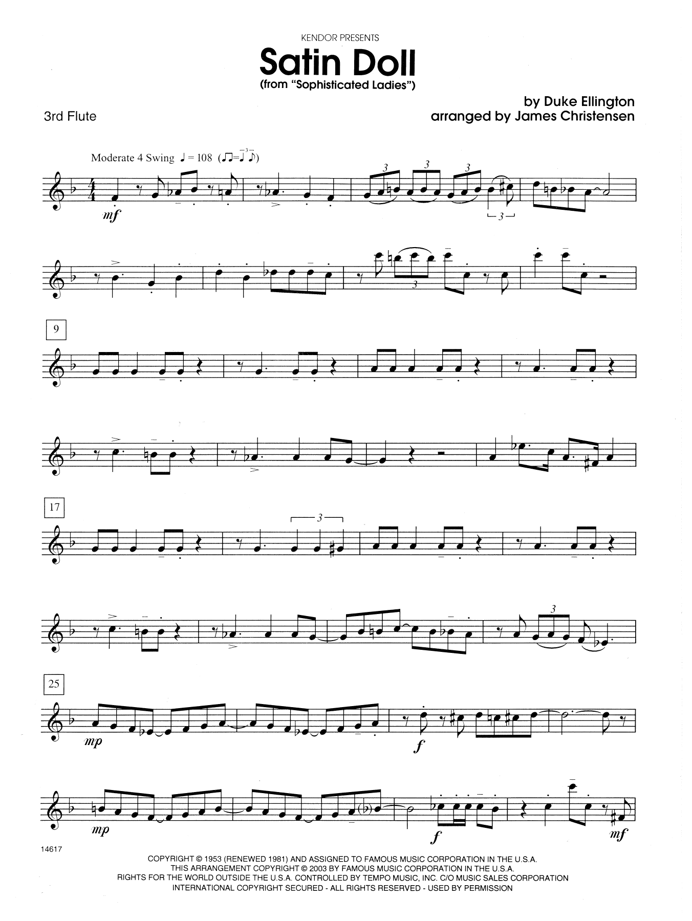 Download James Christensen Satin Doll (From Sophisticated Ladies) Sheet Music