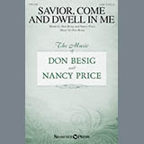Download or print Savior, Come And Dwell In Me Sheet Music Printable PDF 10-page score for Sacred / arranged SATB Choir SKU: 176055.