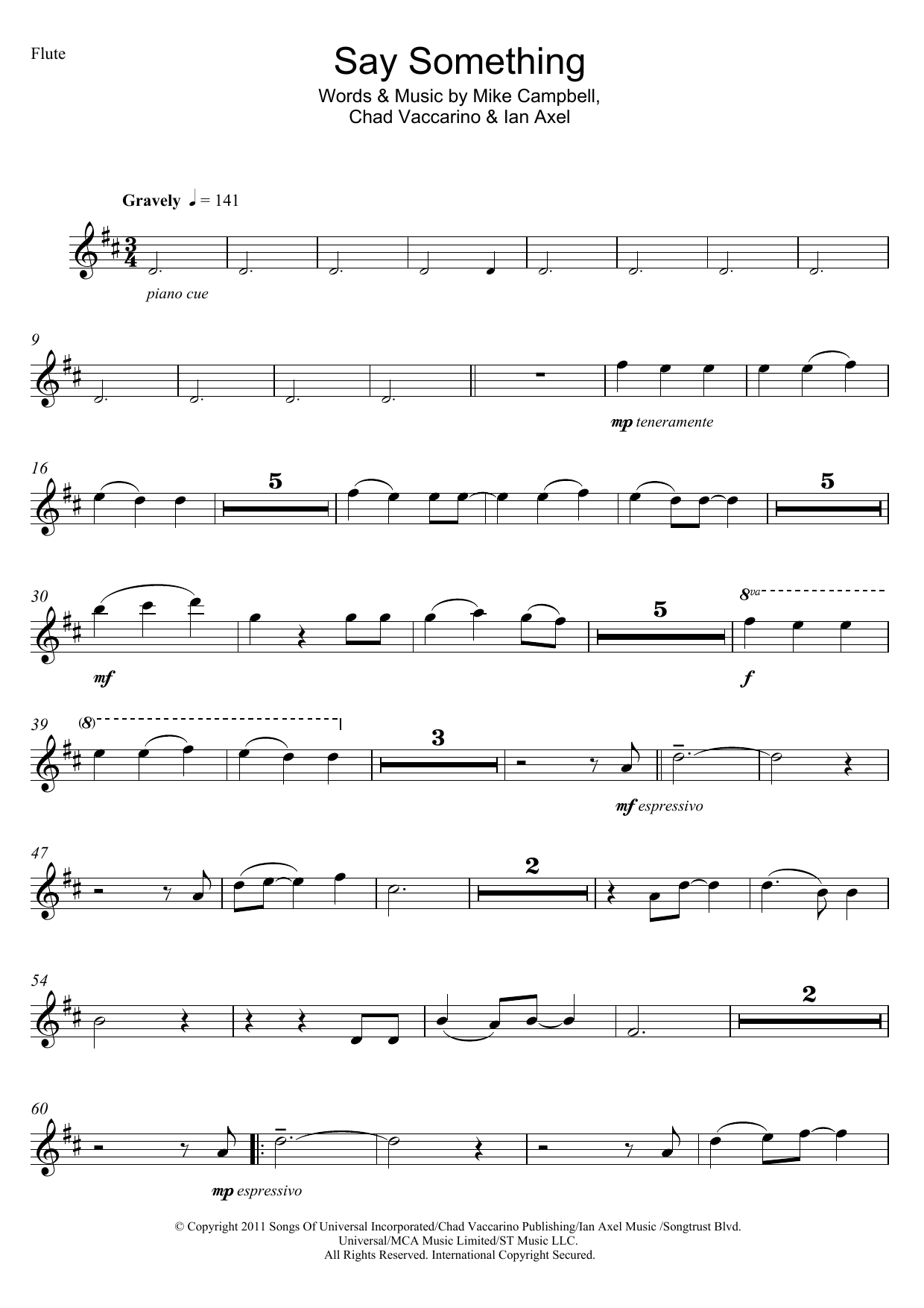 Download A Great Big World and Christina Agui Say Something Sheet Music