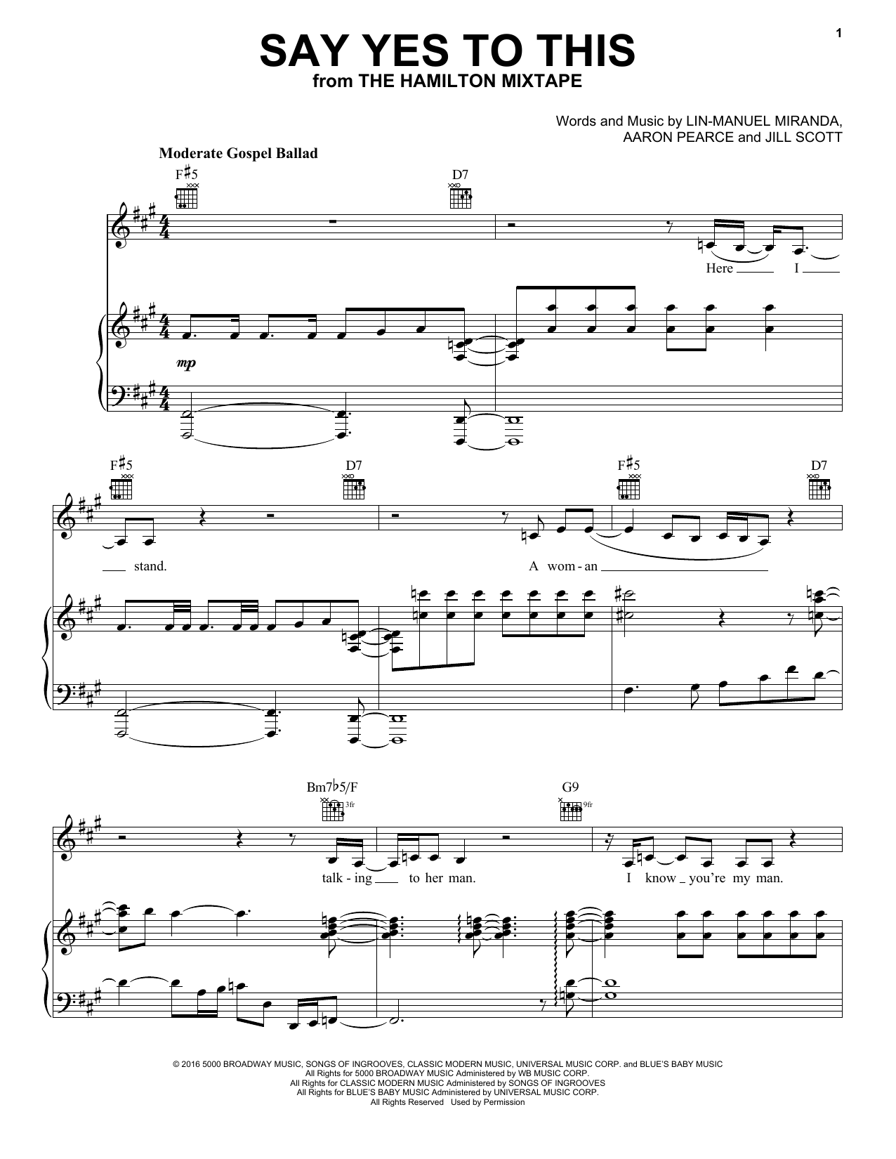 Download Jill Scott Say Yes To This Sheet Music
