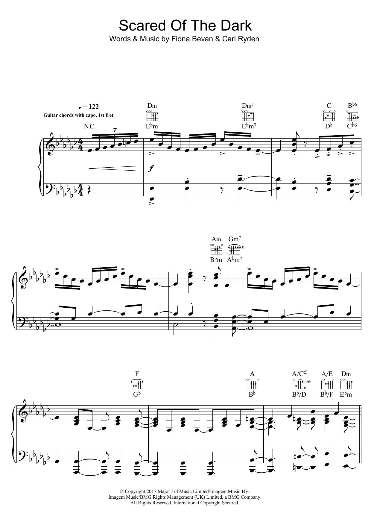 Download Steps Scared of the Dark Sheet Music