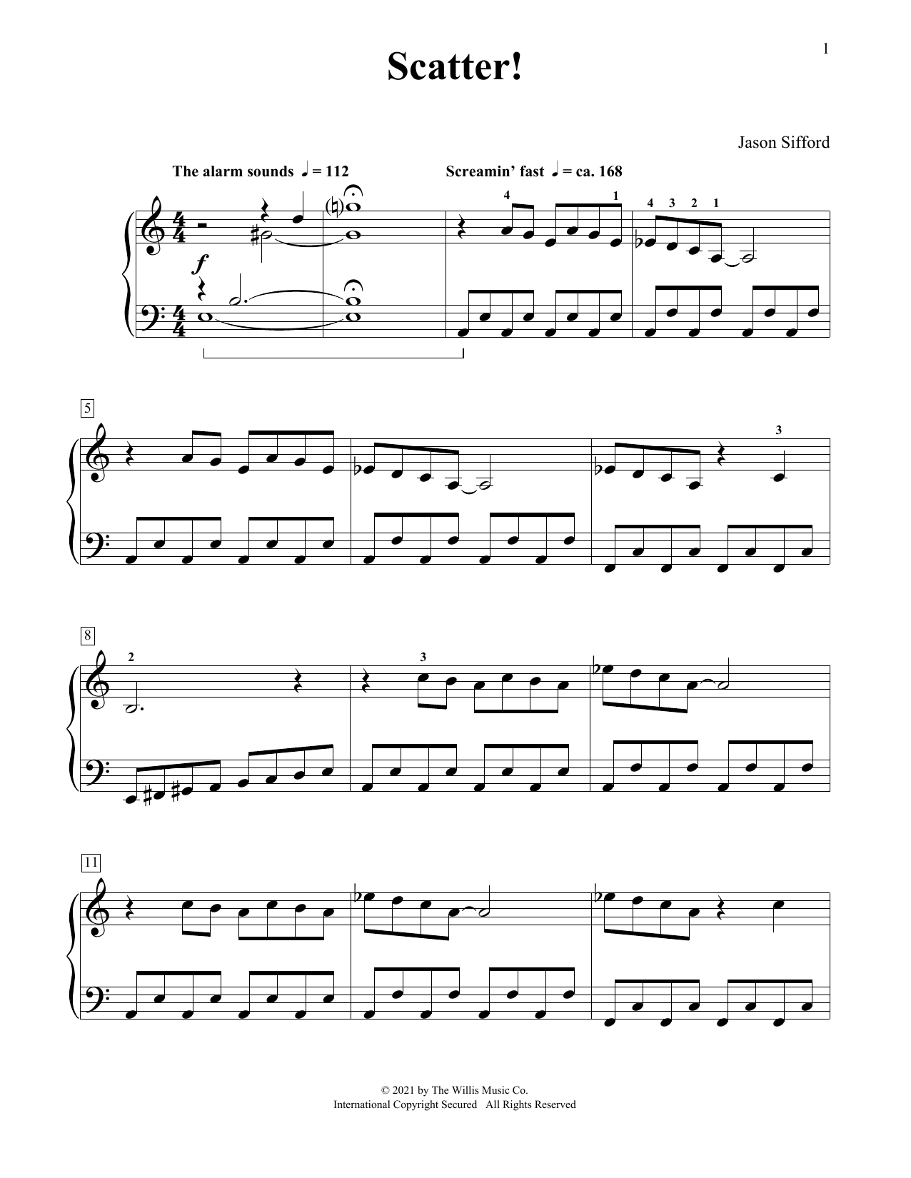 Download Jason Sifford Scatter! Sheet Music
