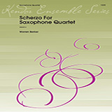 Download or print Scherzo for Saxophone Quartet - Bb Tenor Saxophone Sheet Music Printable PDF 2-page score for Concert / arranged Woodwind Ensemble SKU: 369057.