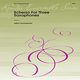 Download or print Scherzo For Three Saxophones - 1st Eb Alto Saxophone Sheet Music Printable PDF 2-page score for Classical / arranged Woodwind Ensemble SKU: 380383.
