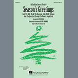 Download or print Season's Greetings (Medley) Sheet Music Printable PDF 9-page score for Christmas / arranged SATB Choir SKU: 475706.