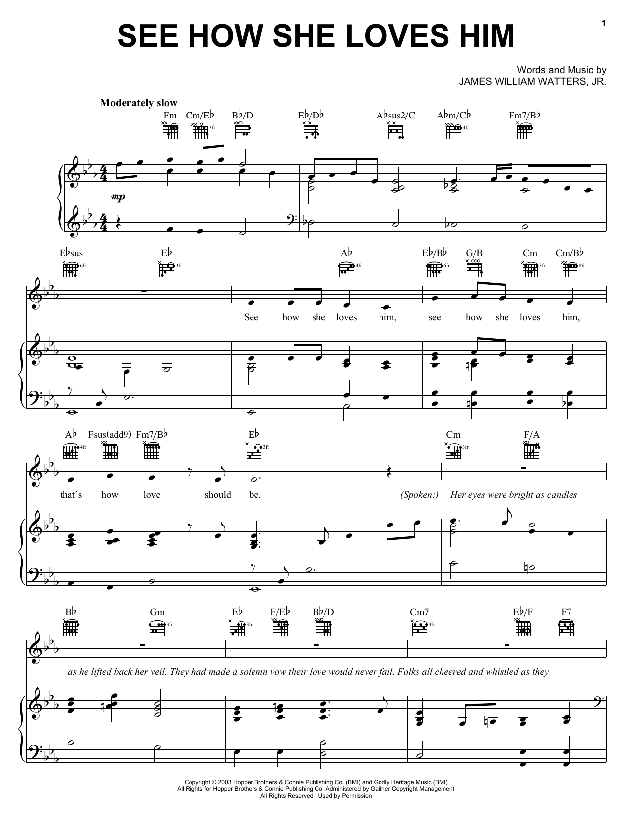 Download The Hoppers See How She Loves Him Sheet Music