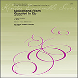 Download or print Selections From Quartet In Eb (Op. 33, No. 2) - Bb Clarinet Sheet Music Printable PDF 5-page score for Classical / arranged Woodwind Ensemble SKU: 330790.