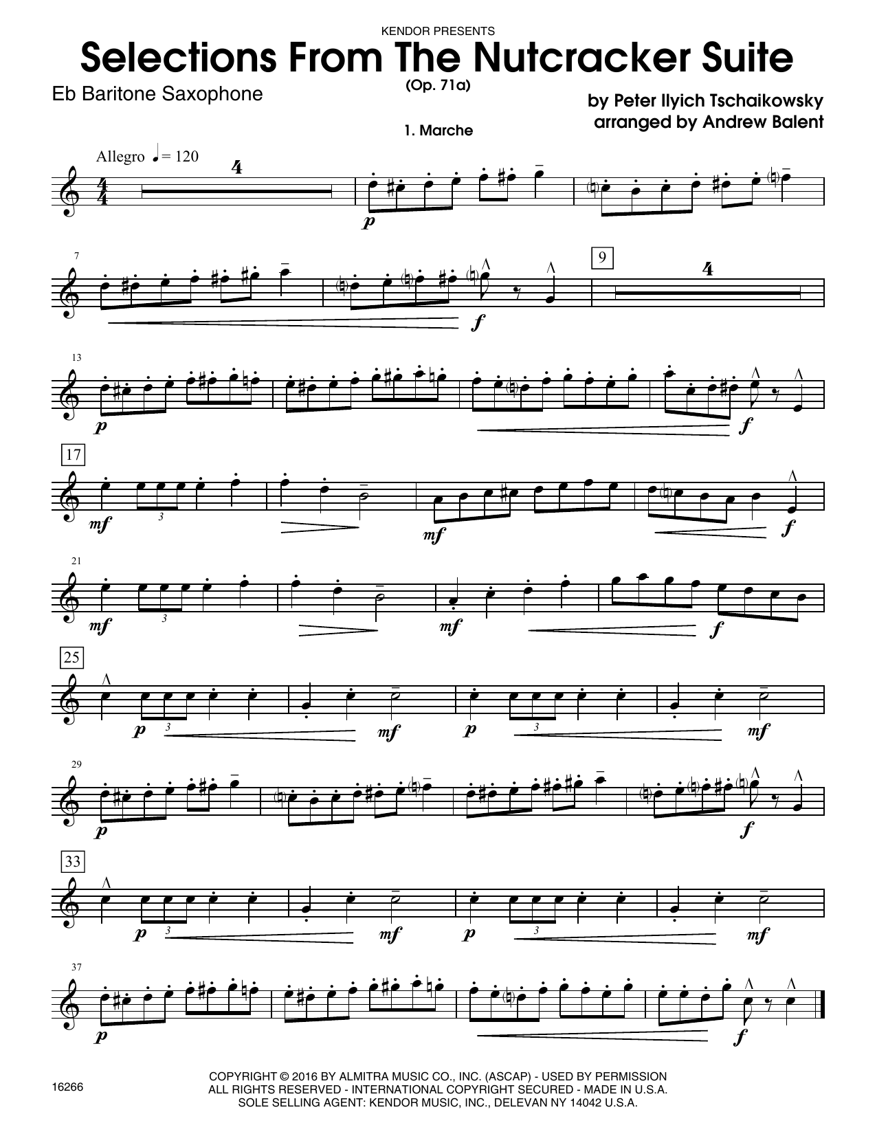Download Andrew Balent Selections From The Nutcracker Suite (O Sheet Music