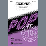 Download or print September (arr. Mark Brymer) Sheet Music Printable PDF 7-page score for Pop / arranged SAB Choir SKU: 98668.