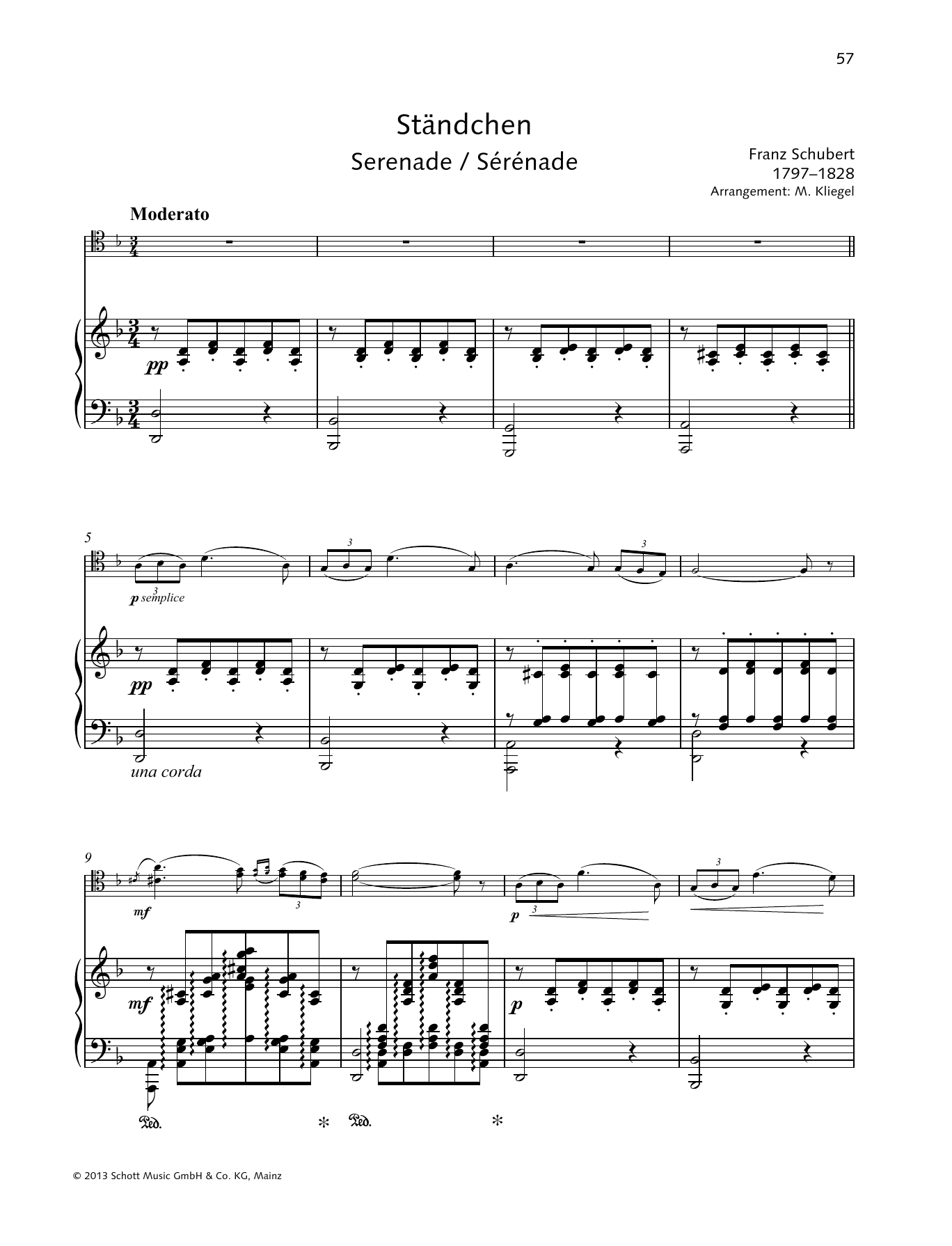 Download Franz Schubert Serenade Sheet Music