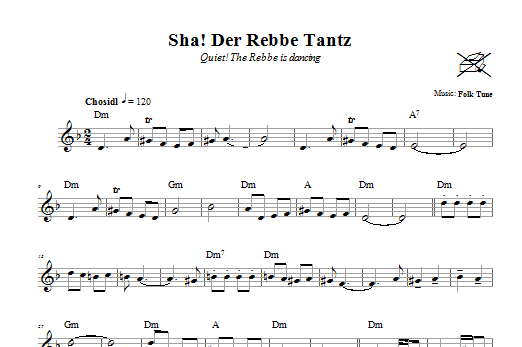 Download Folk Tune Sha! Der Rebbe Tantz (Quiet! The Rebbe Sheet Music