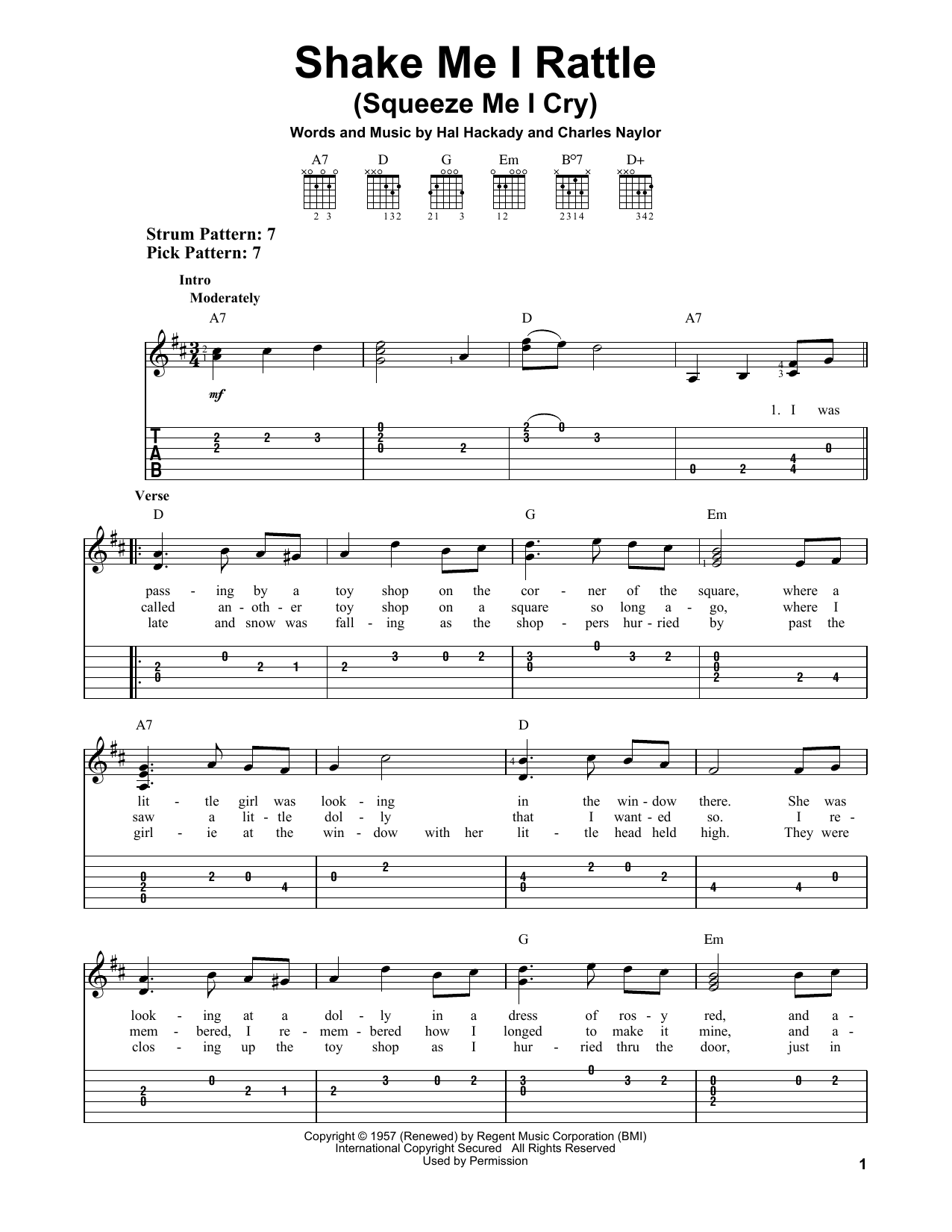 Download Charles Naylor Shake Me I Rattle (Squeeze Me I Cry) Sheet Music