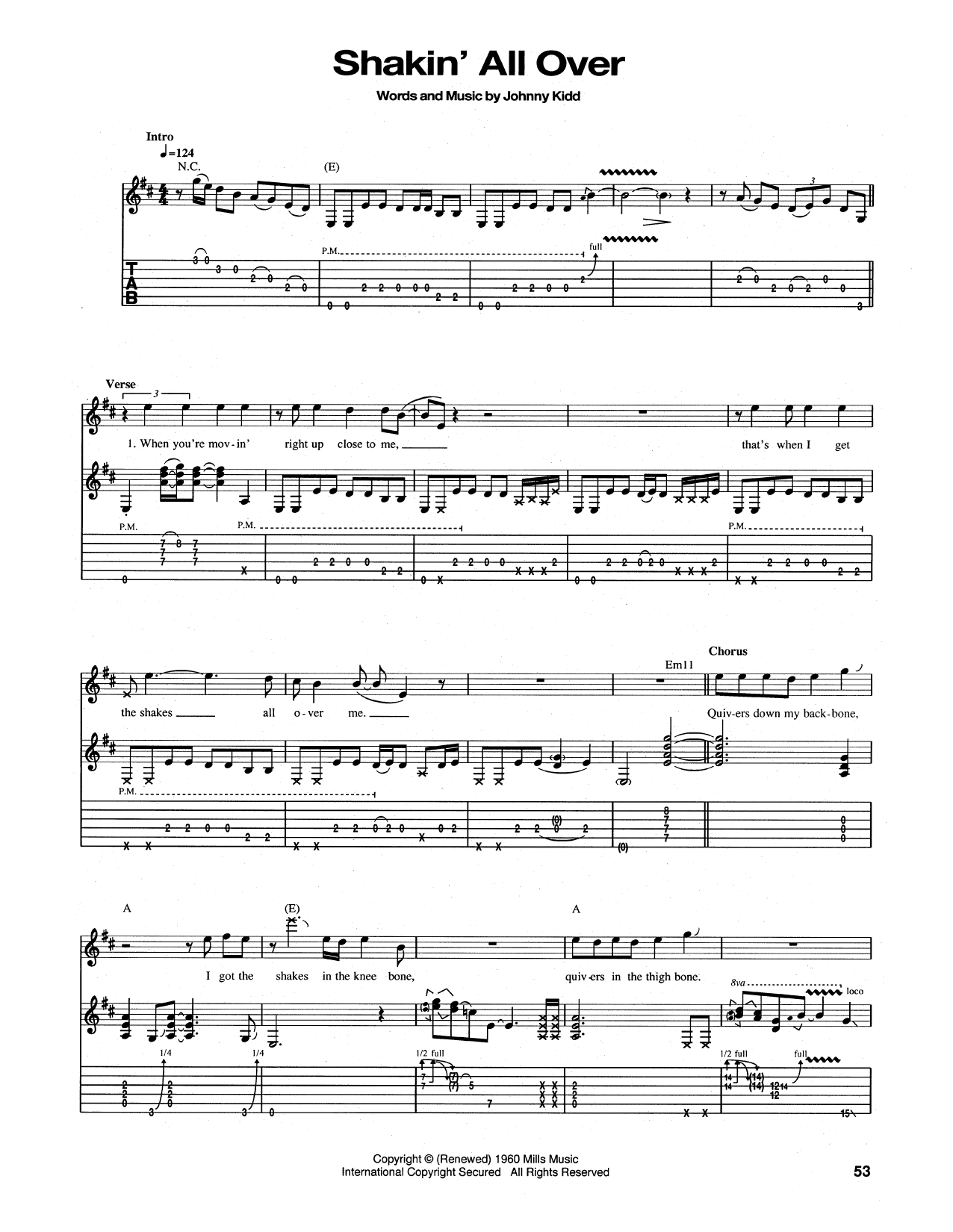 Download Guess Who Shakin' All Over Sheet Music
