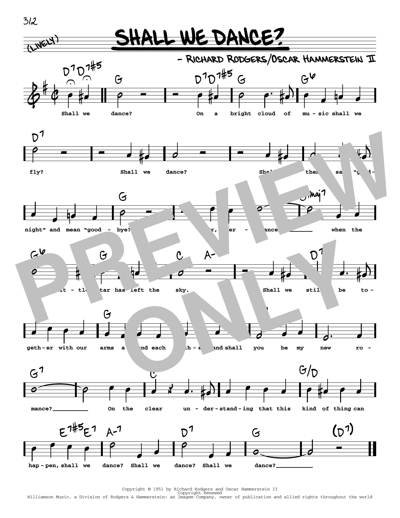 Download Rodgers & Hammerstein Shall We Dance? (High Voice) (from The Sheet Music