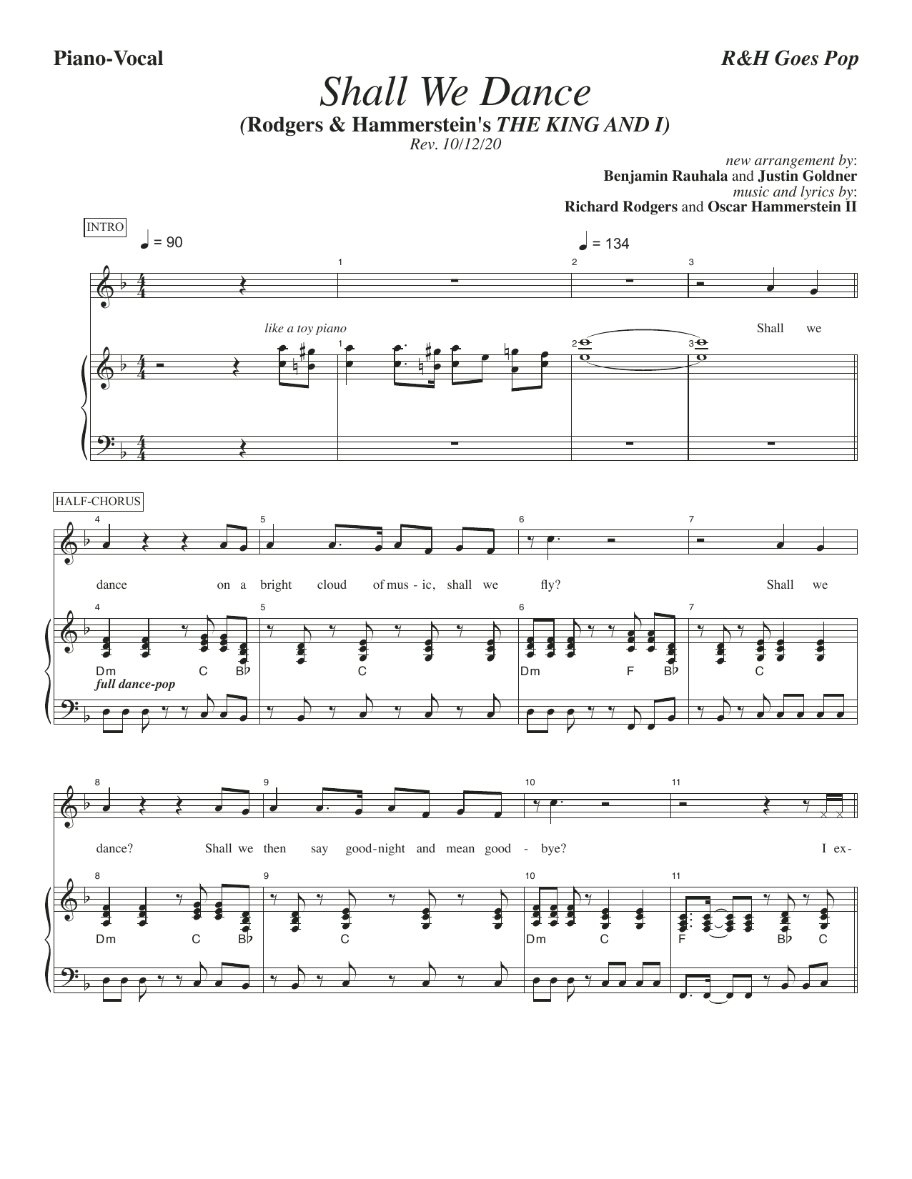 Download Rodgers & Hammerstein Shall We Dance? [R&H Goes Pop! version] Sheet Music