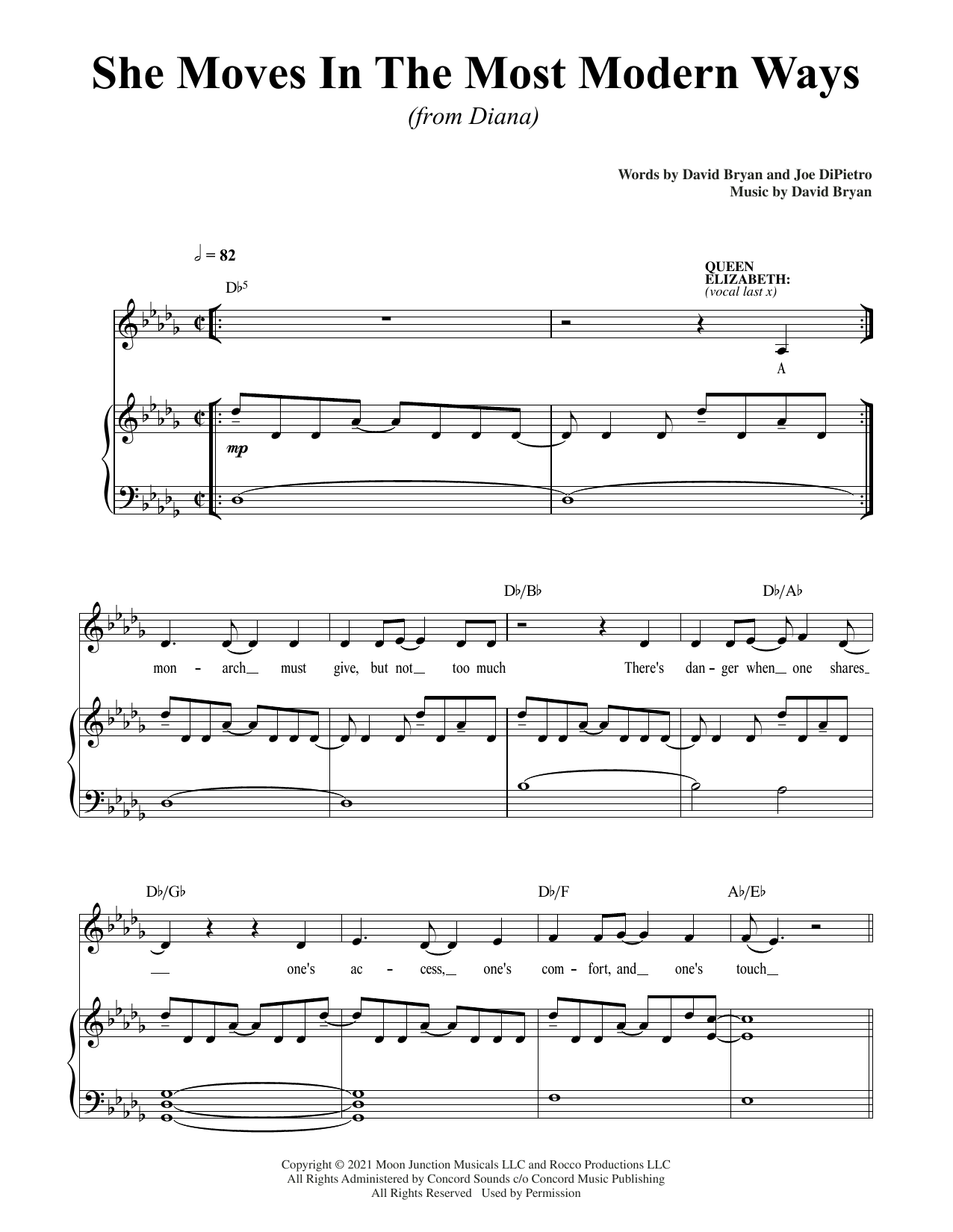 Download David Bryan & Joe DiPietro She Moves In The Most Modern Ways (from Sheet Music