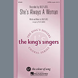 Download or print She's Always A Woman (arr. Philip Lawson) Sheet Music Printable PDF 11-page score for Pop / arranged SATB Choir SKU: 437284.