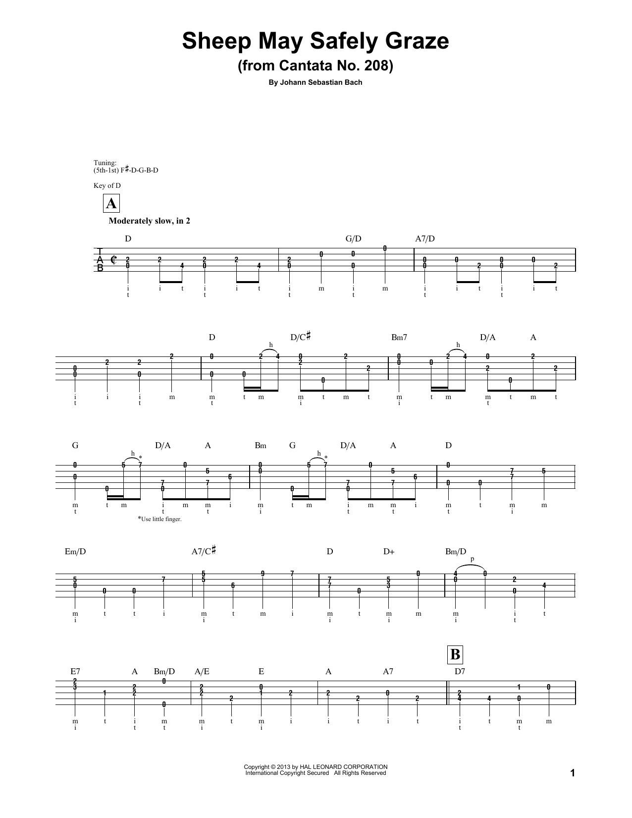 Download Mark Phillips Sheep May Safely Graze Sheet Music