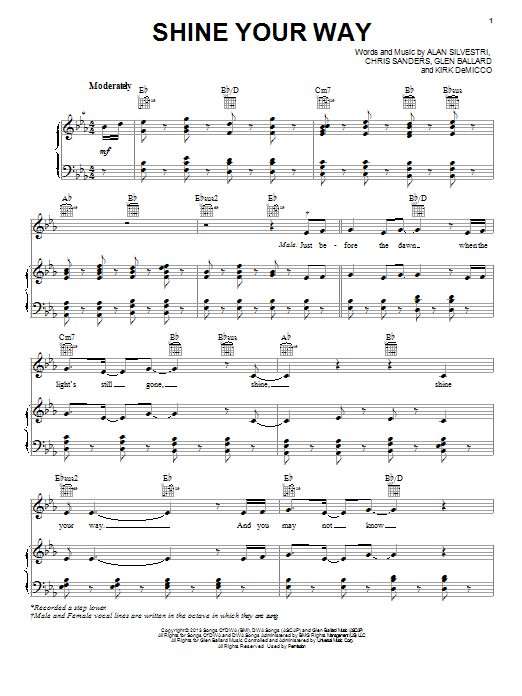 Download Owl City and Yuna Shine Your Way Sheet Music