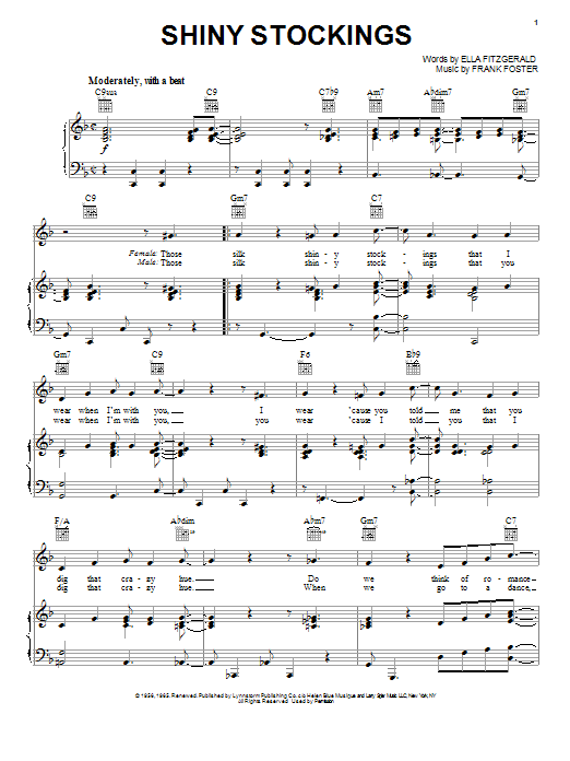 Download Ella Fitzgerald Shiny Stockings Sheet Music