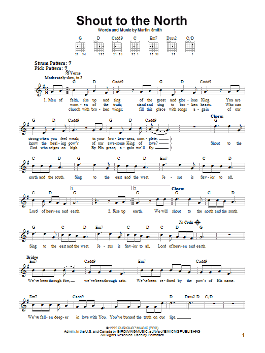 Download Delirious? Shout To The North Sheet Music