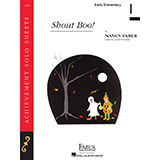 Download or print Nancy Faber Shout Boo! Sheet Music Printable PDF 2-page score for Children / arranged Piano Adventures SKU: 356966.
