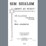 Download or print Sim Shalom (Grant Us Peace) Sheet Music Printable PDF 9-page score for Classical / arranged SATB Choir SKU: 451657.
