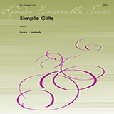 Download or print Simple Gifts - 1st Bb Clarinet Sheet Music Printable PDF 2-page score for Classical / arranged Woodwind Ensemble SKU: 371432.