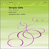 Download or print Simple Gifts - 3rd C Flute Sheet Music Printable PDF 2-page score for Concert / arranged Woodwind Ensemble SKU: 360923.