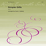 Download or print Simple Gifts - Bb Clarinet Sheet Music Printable PDF 2-page score for Classical / arranged Woodwind Ensemble SKU: 380389.