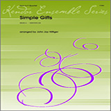 Download or print Simple Gifts - Full Score Sheet Music Printable PDF 4-page score for Classical / arranged Brass Ensemble SKU: 313668.