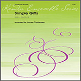 Download or print Simple Gifts - Full Score Sheet Music Printable PDF 4-page score for Classical / arranged Brass Ensemble SKU: 325704.