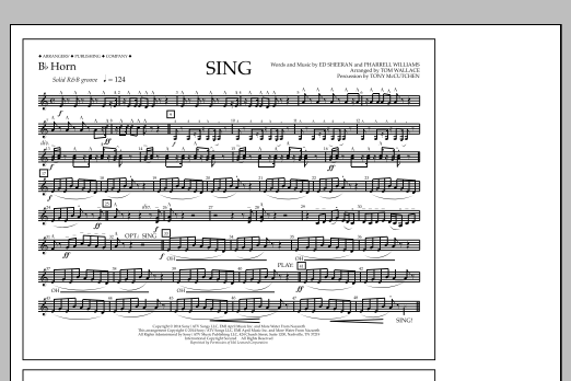 Download Tom Wallace Sing - Bb Horn Sheet Music