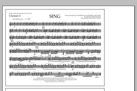 Download Tom Wallace Sing - Clarinet 2 Sheet Music