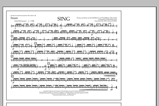 Download Tom Wallace Sing - Snare Sheet Music