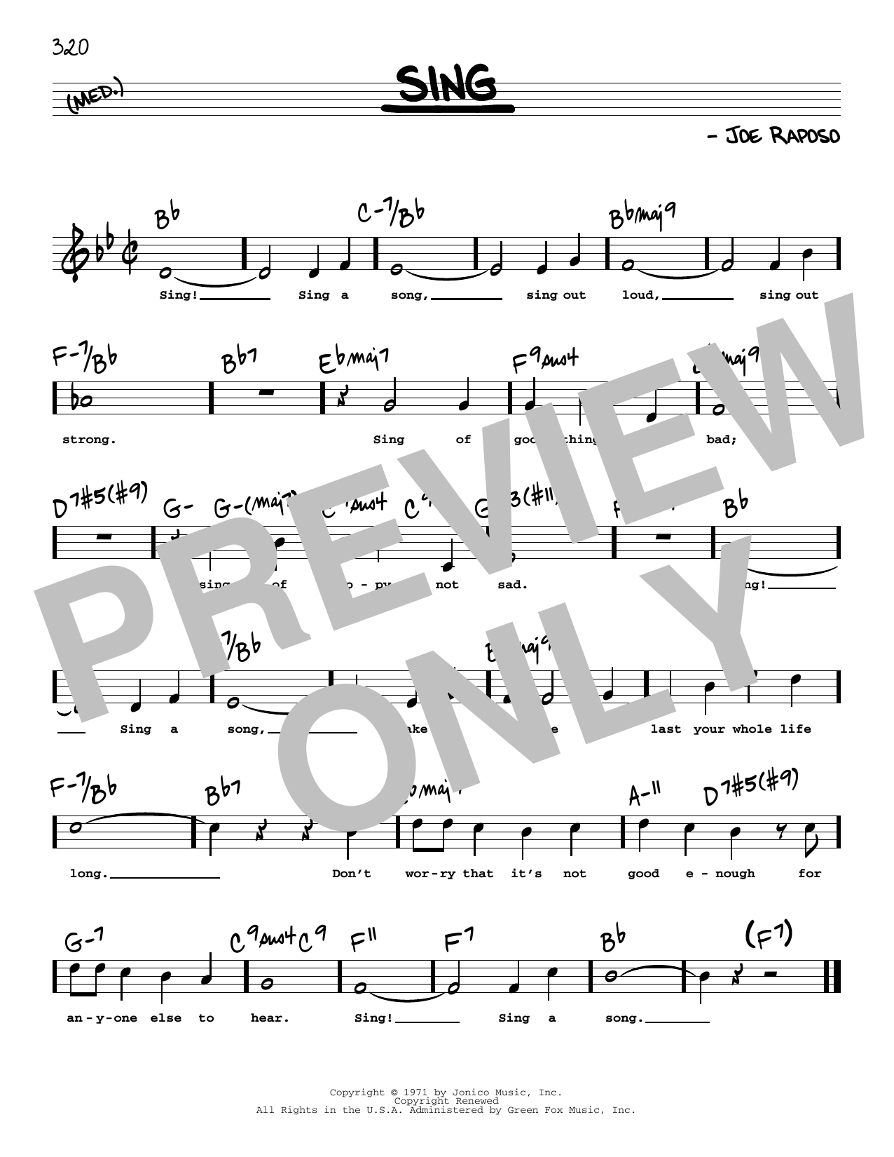 Download The Carpenters Sing (High Voice) (from Sesame Street) Sheet Music