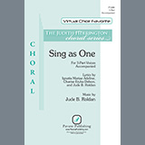Download or print Sing as One Sheet Music Printable PDF 11-page score for Traditional / arranged 3-Part Mixed Choir SKU: 459688.