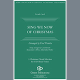Download or print Sing We Now Of Christmas Sheet Music Printable PDF 11-page score for Christmas / arranged SAB Choir SKU: 459740.