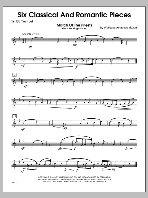 Download Kaisershot Six Classical And Romantic Piece - Trum Sheet Music