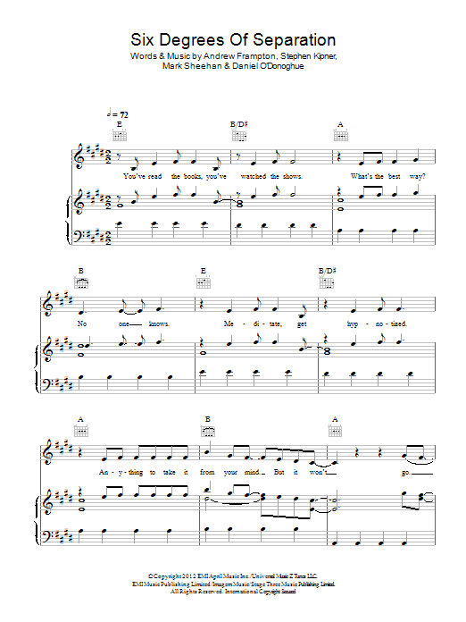 Download The Script Six Degrees Of Separation Sheet Music