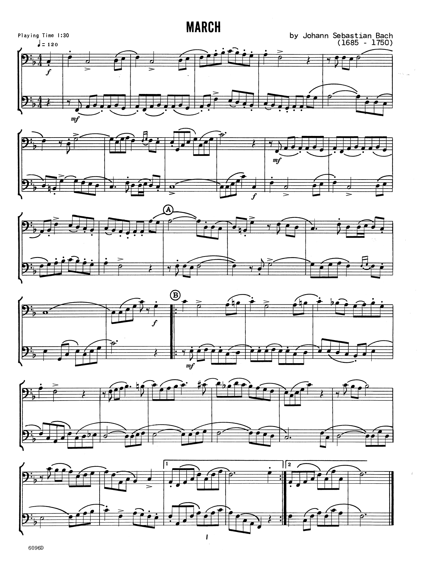 Download Paul M. Stouffer Six For Two Sheet Music