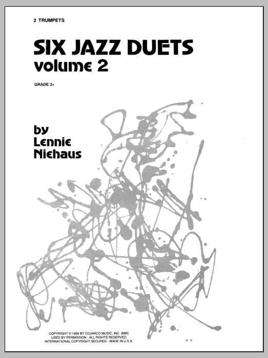 Download Niehaus Six Jazz Duets, Volume 2 Sheet Music