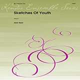 Download or print Sketches Of Youth - 1st Bb Clarinet Sheet Music Printable PDF 2-page score for Concert / arranged Woodwind Ensemble SKU: 354227.