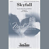 Download or print Skyfall (arr. J.A.C. Redford) Sheet Music Printable PDF 15-page score for Film/TV / arranged SATB Choir SKU: 97423.