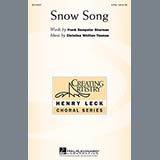 Download or print Snow Song Sheet Music Printable PDF 6-page score for Concert / arranged 2-Part Choir SKU: 94824.